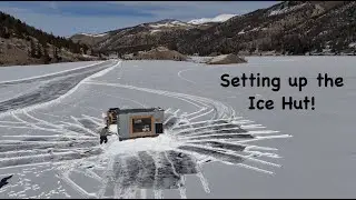 Ice Fishing in the Ice Hut! | Lake San Cristobal, Lake City, Colorado!