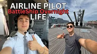 Full Airline Pilot Trip | Battleship Overnight