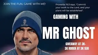 Come hang out and chat with Mr Ghost