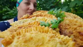 Хрустящие Чебуреки на Костре🔥Цыгане готовят! Crispy Chebureks on the Fire! The gypsies are cooking!