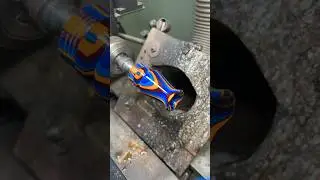 Process of making a Duck Call barrel.