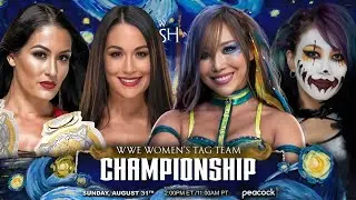 CLASH IN PARIS || The Bella Twins VS The Kabuki Warriors || WWE Women's Tag Team Championship ||
