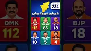 Tamilnadu assembly election 2026! Who will be the government!#election​#tamilshorts​#tamilnadu​#tam