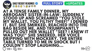 AT A TENSE FAMILY DINNER, MY ARROGANT SISTER-IN-LAW- SUDDENLY STOOD UP AND SCREAMED 