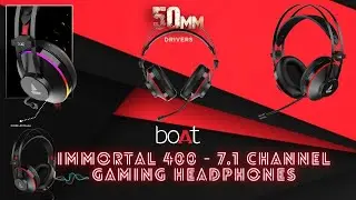 BOAT IMMORTAL IM-400 7.1Support Gaming Headset | UNBOXING AND QUICK SOFTWARE SETUP | BEST UNDER 2000