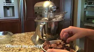 Making a candy cake