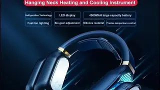 New Mini Neck Fan Type-C Portable Air Conditioning Bladeless Leafless Wearable Neckband Fan