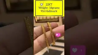 22 carat - 916 hallmark gold bangles design #goldjewellery #gold #goldenbangles #goldaccessories