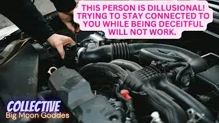 This person is dillusional! Trying to stay connected to you while being deceitful will not work. 