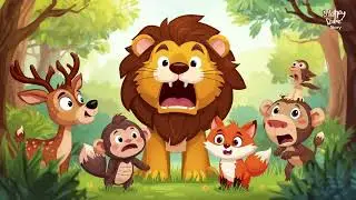 The Clever Rabbit and the Lazy Lion 🐰🦁 | Kids Moral Story | Bedtime Story for Kids