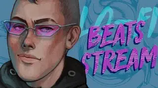 lo-fi beats stream // commission // speedpaint 1 hour on the background