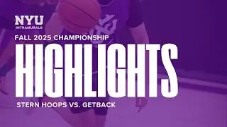 Fall 2025 Intramural Competitive Basketball Championship Full Game