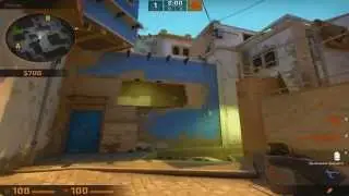 Туториал (one way smoke mirage) CS:GO