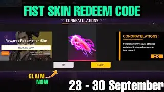 fist skin redeem code today | 18 October redeem code today