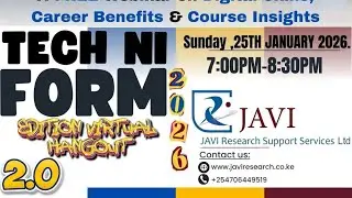 JAVI Research Support Services Tech ni form Bootcamp 2026 Edition - Virtual Hangout (25-01-2026) - 2