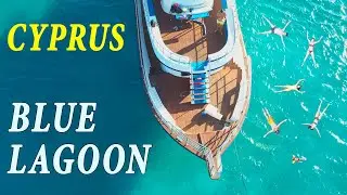 Paphos Blue Lagoon Akamas  | Cyprus  |  Aerial View | Yacht Tour