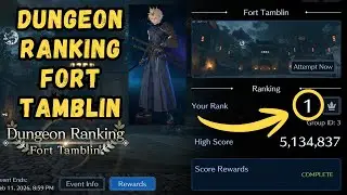 Dungeon Ranking: Fort Tamblin 5.134M with Murasame Cloud! - FF7 Ever Crisis
