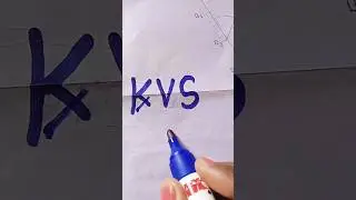 KVS logo 😱🥰 comment your name's #namelogo #kvs #shorts