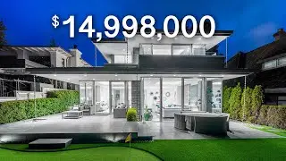 Luxury Waterfront Home in West Vancouver with Smart Features & Wine Room!