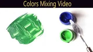 How To Mix Blue And Light Green Make Devil Green Color