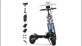 Review: 7000W Electric Scooter for Adults | 55mph, 65-Mile Range & Hydraulic Suspension