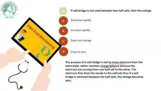 If salt bridge is not used between two half cells, then the voltage