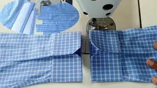 Shirt.cuff stitching.. শার্টের কফ সেলাই