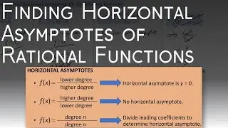 Finding Horizontal Asymptotes of Rational Functions