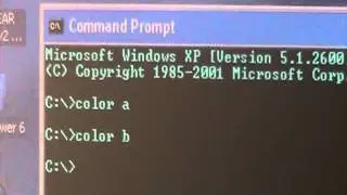 Tech Tool Tips: CMD Color Changing Trick