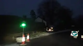 Driving On The B4220 & B4214 From Cradley To Ledbury, Herefordshire, UK 8th January 2021