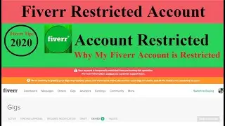 My Restricted Fiverr Account || Your account is currently restricted in urdu || Fiverr Tips