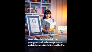 Meet AlDhabi AlMheiri, the youngest #Emirati entrepreneur and #GuinnessWorldRecords holder