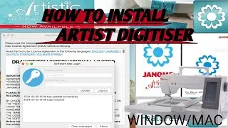 HOW TO INSTALL ARTISTIC DIGITISER           (mac/window)