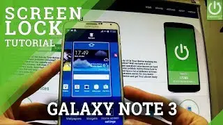 Screen Lock in SAMSUNG Galaxy Note 3 - Pattern Protection