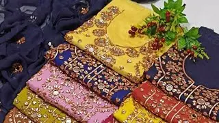 #Handmade gota work #Gota suit design #Multani gotta dress design #Youtube