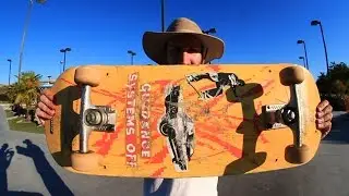 REGULAR TRUCKS ON A FLOWBOARD