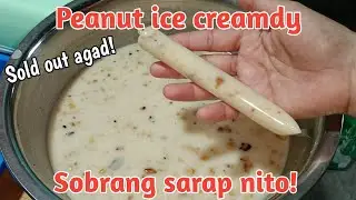 SUPER SOFT PEANUT ICE CREAMDY RECIPE PANG NEGOSYO POPSICLES RECIPE/Maila Gabia