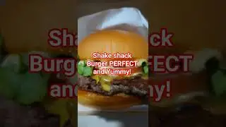 asmr|mukbang|SHAKE shack burger #shorts