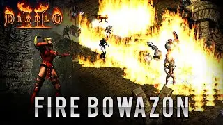 The Immolation Fire Bowazon!!  The biggest waste of High Runes on my channel yet!?!? - Diablo 2