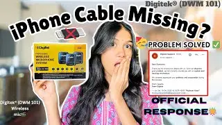 iPhone Cable Missing😭in Digitek Mic? Here&rsquo;s the REAL Solution! ✅🥳Official Reply!🤩