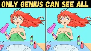 FIND THREE DIFFERENCES - Only Genius Can Spot All Of Them - Fun Puzzle #34