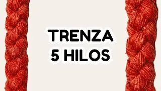 TUTORIAL TRENZA REDONDA 5 HILOS   //HECHO A MANO // FER ROLON