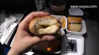 國泰航空 名古屋到香港 飛機餐 CX539 Nagoya to Hong Kong Inflight meal bread