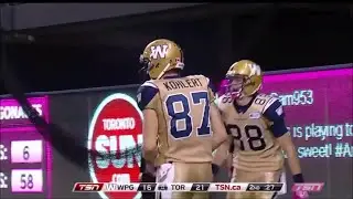 Winnipeg Blue Bombers Rory Kohlert All Touchdowns In CFL Career