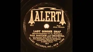 Paul Bascomb - Lady Ginger Snap - 1946 Jazz R&B mix on Alert 78 rpm label