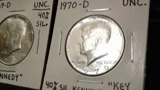 1964 - 1970 Silver Kennedy Half Set (Uncirculated)