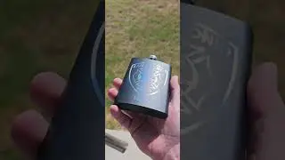 San Antonio Fire Department Holographic Flask