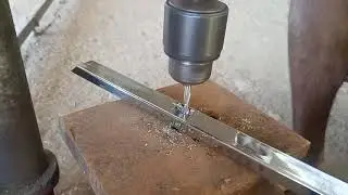 How to hole in a Steel Pipe?