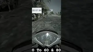 Activa 125 Top Speed Test | 0 To 60 #activa #honda #rider #automobile #bike #speed