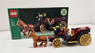 Review!LEGO 40603 Wintertime Carriage Ride